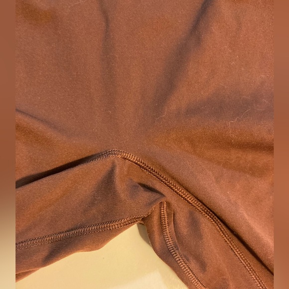 Gymshark X Whitney Simmons High Rise Leggings 26” Inseam Reddish Brown XSmall - Picture 9 of 16